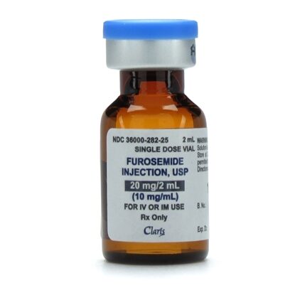 Furosemide Injection 10 mg/mL, Single Dose Vial 2mL, Each (Expiring Soon)