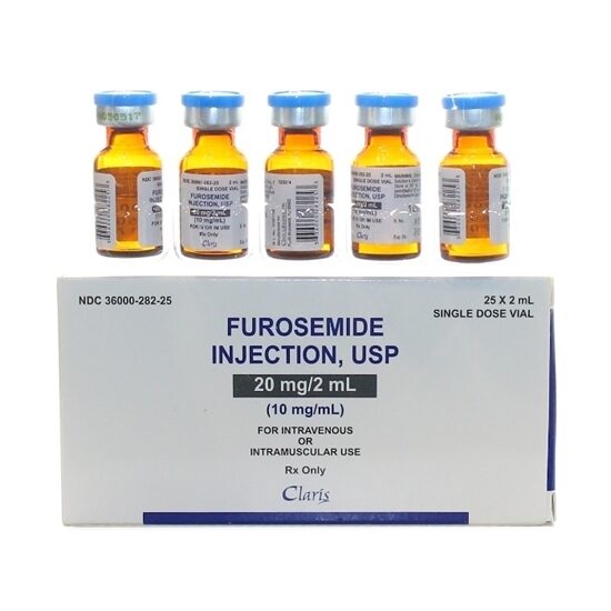 Furosemide Injection 10 mgmL Single Dose Vial 2mL 25Tray
