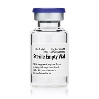 VIAL EMPTY STERILE VL 10X10 ML (Expiring Soon)