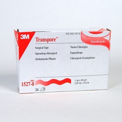 3M™ Transpore™ Surgical Tape 10 Yards Hypoallergenic