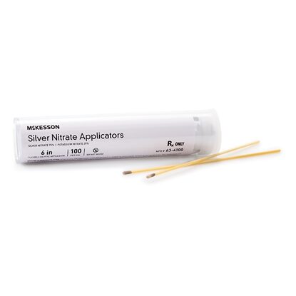 Silver Nitrate Applicators 6 inch, 100/Tube