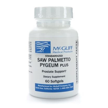 Saw Palmetto Pygeum Plus Capsules, 60 Count (Expiring Soon)