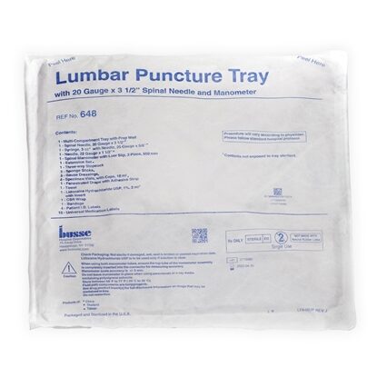 Lumbar Puncture Tray, 20Gx3.5", Tray (Expiring Soon)
