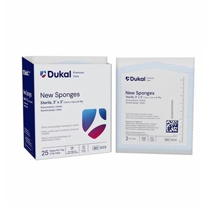 Curity™ Non-Woven Sponge 3" x 3", 50/Box