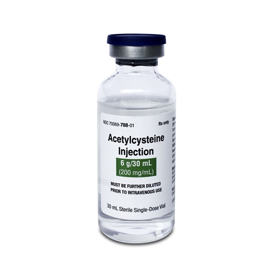 Acetylcysteine Injection 200 mgmL Single Dose Vial 30 mL Each