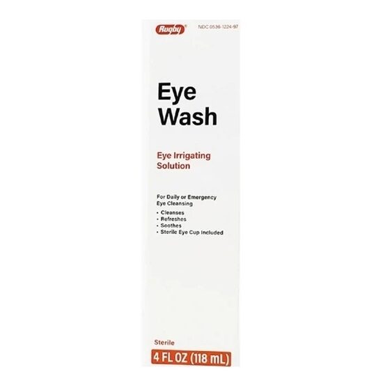 Eye Wash Irrigation Solution 4 oz Each
