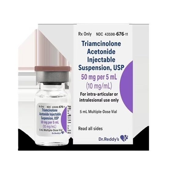 Triamcinolone Acetonide Injection 10 mgmL Multiple Dose Vial 5 mL Each