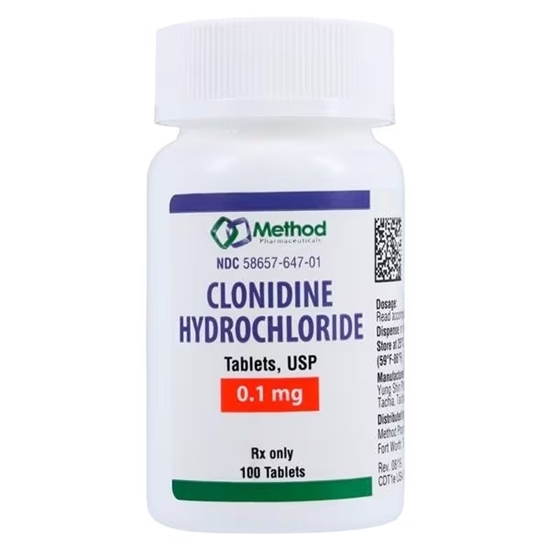 Method Pharma Clonidine HCl 01 mg Tablets 100 Count