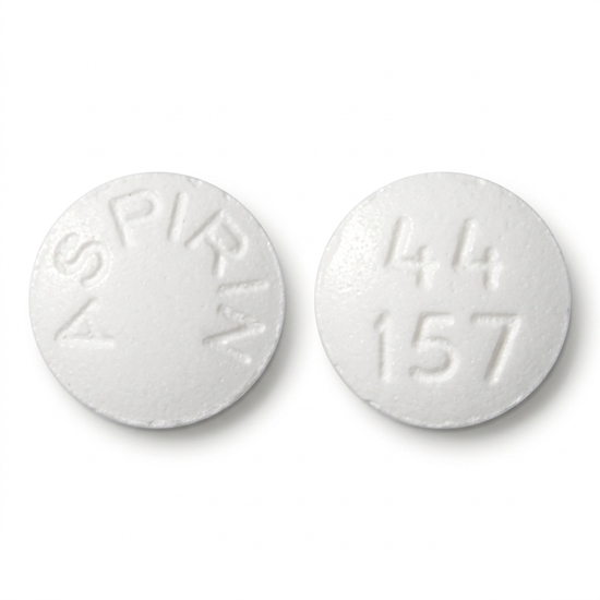 Aspirin 325 mg Tablets 100 Count  Major