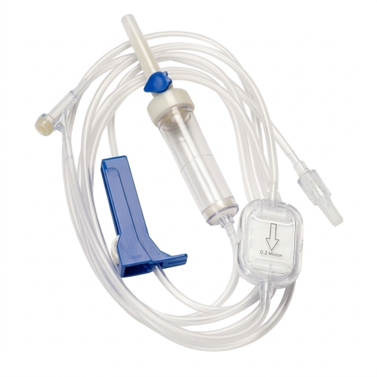 Truecare IV Administration Set With 1 YPort 02 Micron Filter 20 DropsmL 92 Tubing 50Box