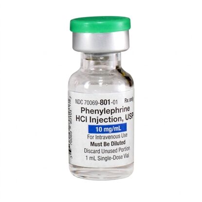 Phenylephrine HCl Injection 10 mg/mL, Single Dose Vial 1 mL, 25/Tray | Somerset