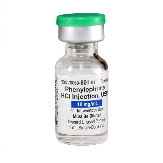 Phenylephrine HCl Injection 10 mgmL Single Dose Vial 1 mL 25Tray  Somerset