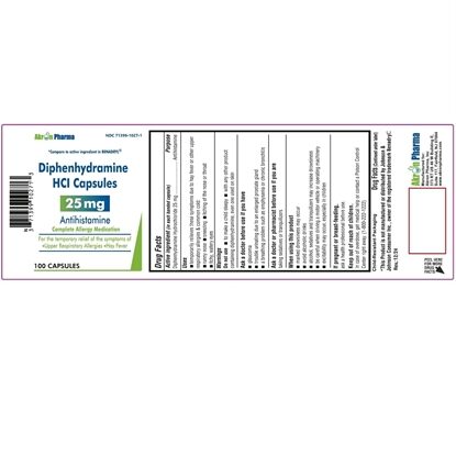 Diphenhydramine HCl (Generic for Benadryl) 50 mg Capsules, 100 Count