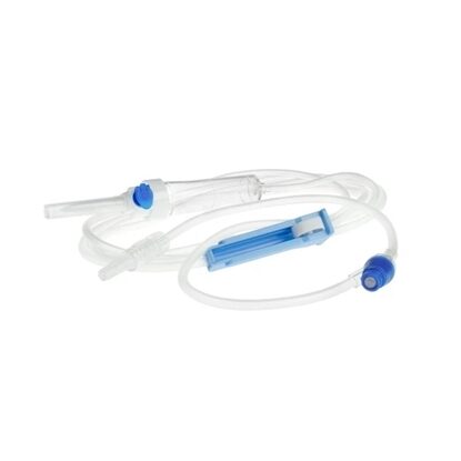 Primary IV Administration Set MedStream Gravity Without Ports, 15 Micron Filter, 20 Drops/mL, 92" Tubing, 50/Box