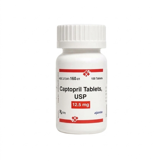 Captopril 125 mg Tablets 100 Count  Ajanta