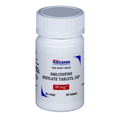 Amlodipine Besylate 10 mg Tablets, 90 Count | Ascend