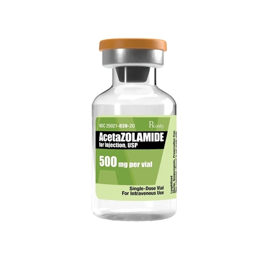 Acetazolamide Injection 500 mgVial Single Dose Vial 20 mL Each