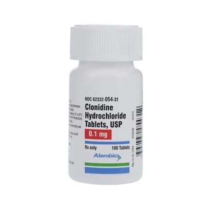 Clonidine HCl 0.1 mg Tablets, 100 Count | Alembic